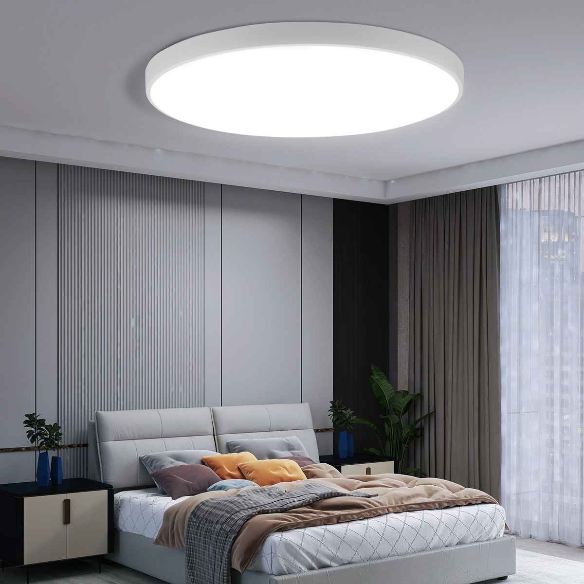 Modern Led Deckenleuchte Flach Deckenlampe - Led Lampe Flur Küche in Schlafzimmer Lampe Flach