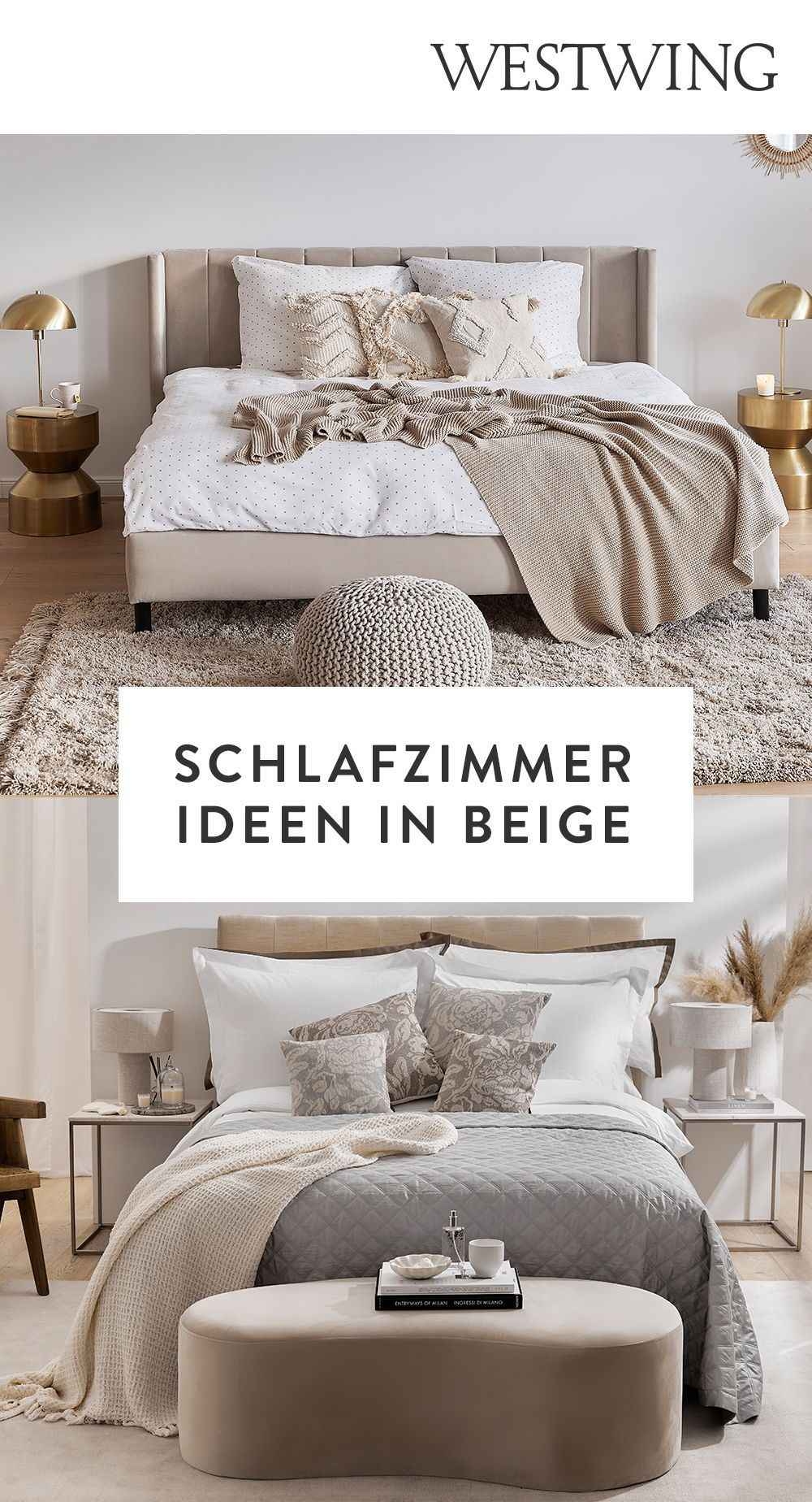Schlafzimmer-Ideen: Natürlich Schön In Beige | Schlafzimmer within Schlafzimmer Deko Beige